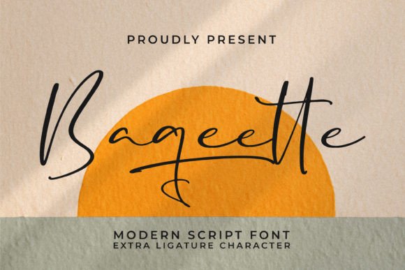 Baqeette: Elevating Luxury Branding with Modern Script Design