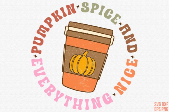 Fall Pumpkin Spice SVG