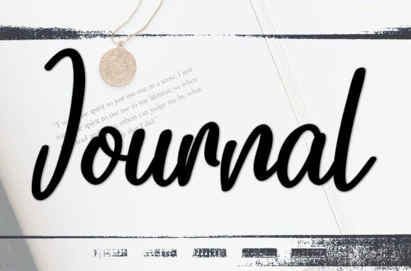 Journal: A Handwritten Font for Personalized Design