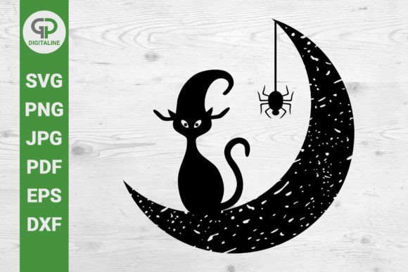 Mastering the Mystical: How Black Cat on the Moon SVG Elevates Seasonal Design Workflows