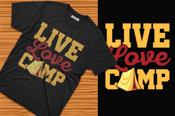 Maximizing Creativity with the Live Love Camp T-shirt Design for Print-on-Demand Success