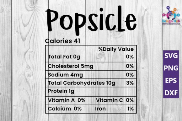 Popsicle Nutrition Facts Svg: A Practical Guide for Digital Crafters