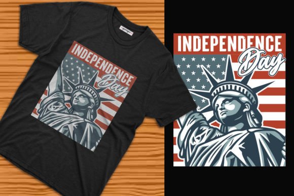 Unlock Creative Potential with the Happy Independence Day Tee Design Template