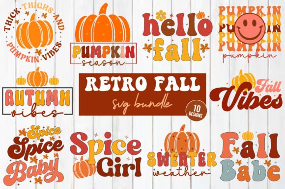Unlock Your Creativity with the Retro Fall SVG Design Bundle